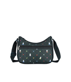 Lesportsac Black & White Geometric Print Backpack Lesportsac black backpack - Gem main image 4