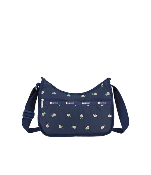 Classic Hobo - Pink Roses Embroidery – LeSportsac