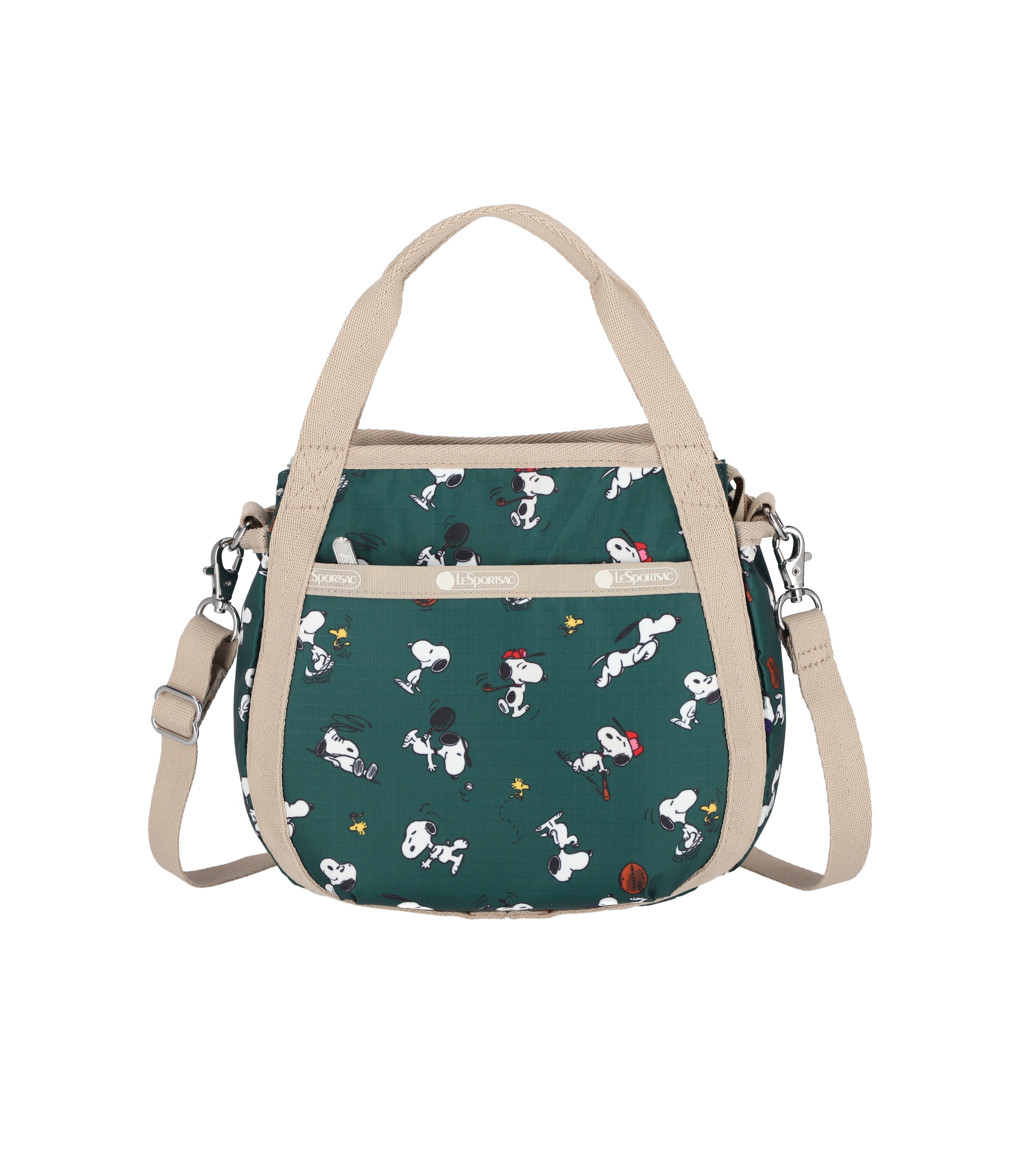 Small Jenni Crossbody - Snoopy and Woodstock Green – LeSportsac