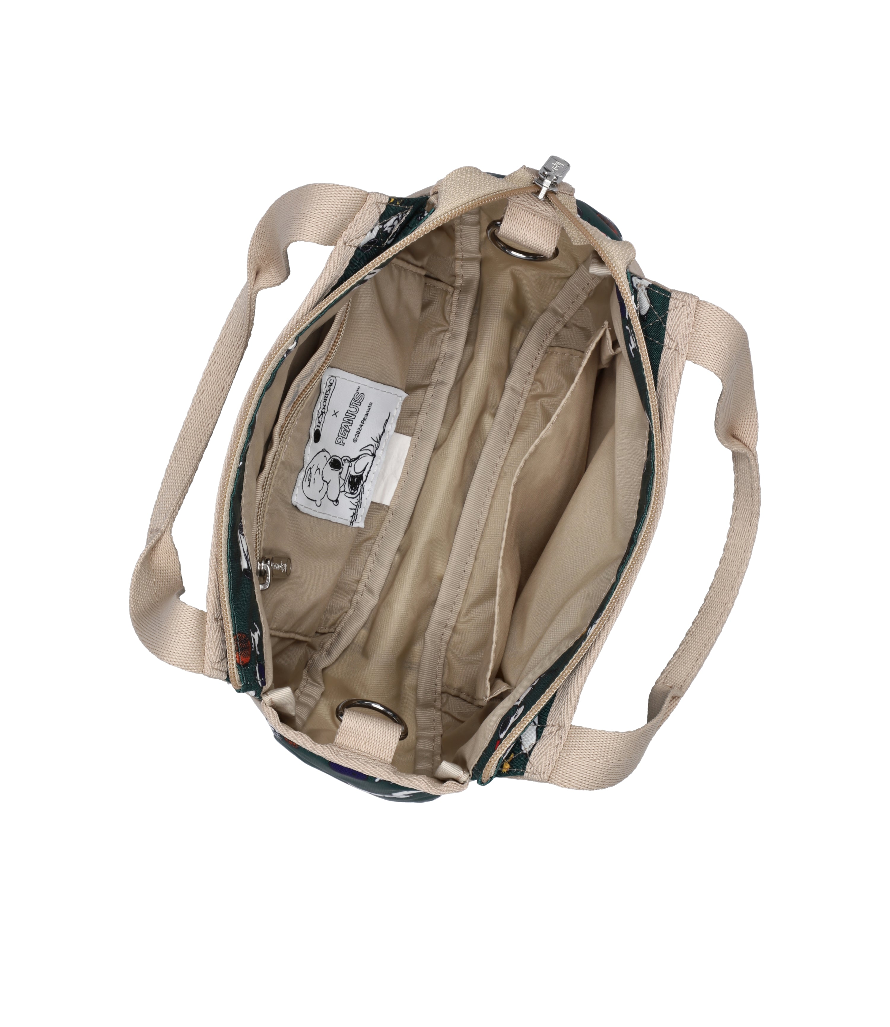Small Jenni Crossbody - Snoopy and Woodstock Green – LeSportsac