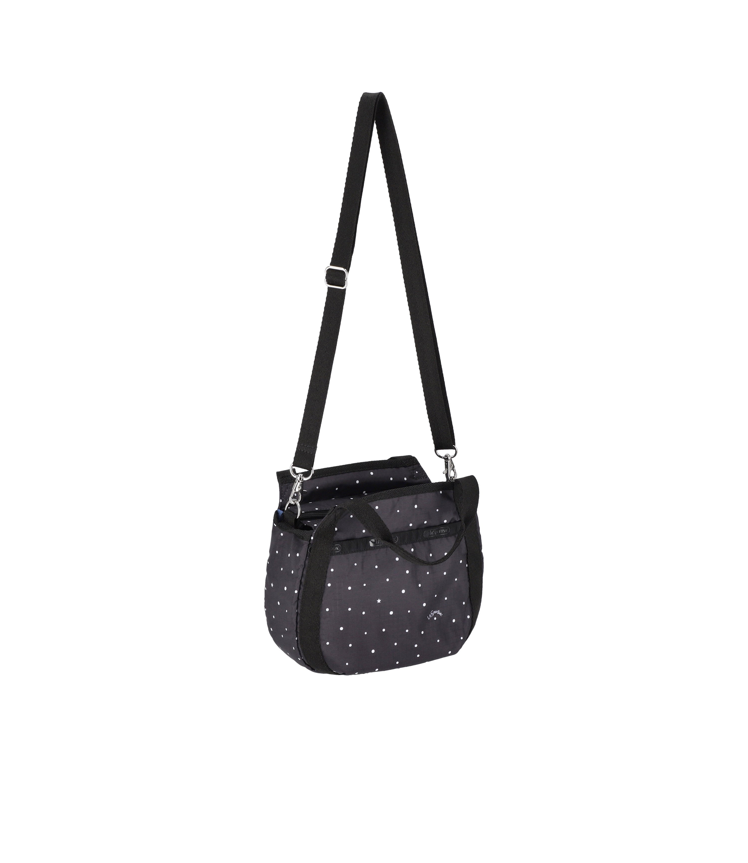 ゆき Mini Duffel Crossbody - Spectator Black – LeSportsac