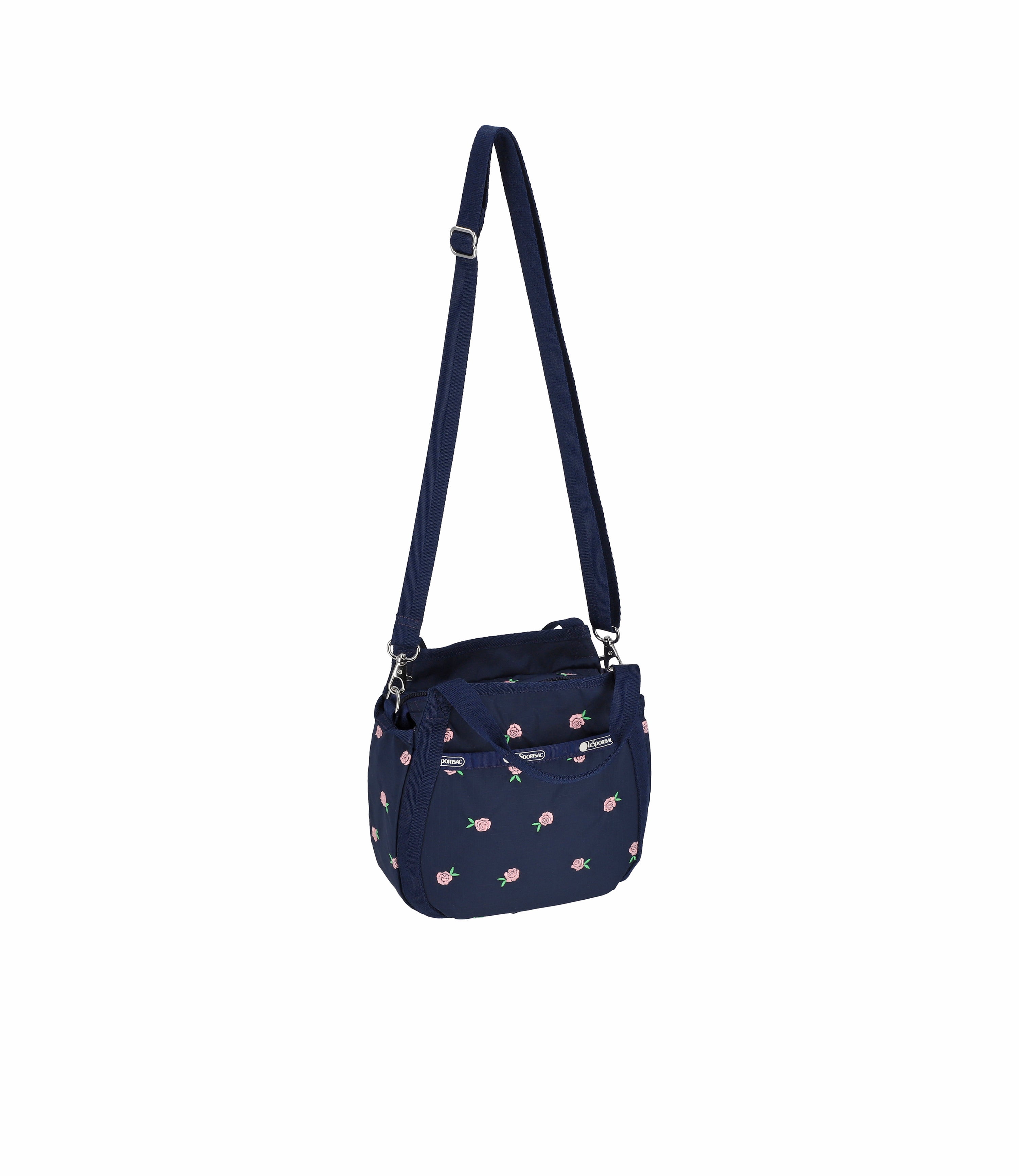 Small Jenni Crossbody - Pink Roses Embroidery – LeSportsac