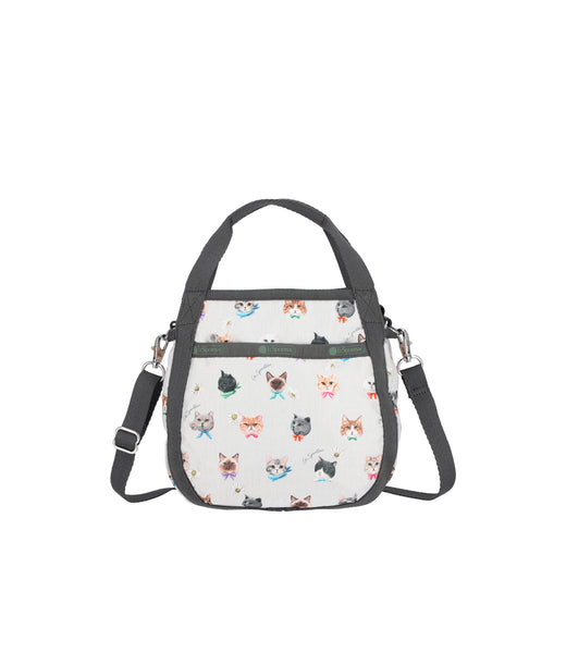 Small Jenni Crossbody - Playful Cats Cool Gray print – LeSportsac