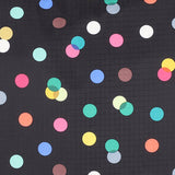 Multicolor Dots Black