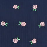 Pink Roses Embroidery