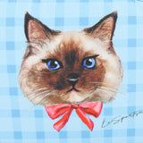 Playful Cats Sweet Blue