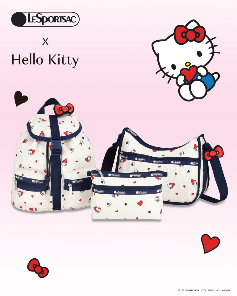 basic backpack grey hello kitty lesportsac Route capturing the imagination of fashion LeSportsac X Hello Kitty 45th