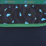 Navy Leopard Heart