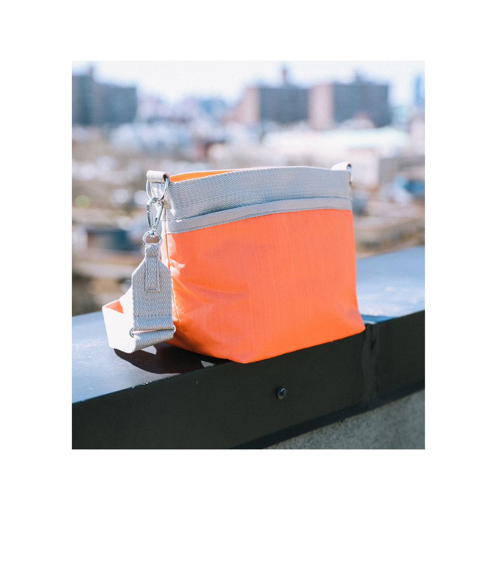 Lesportsac Small Bucket Bag - Tangerine/Latte