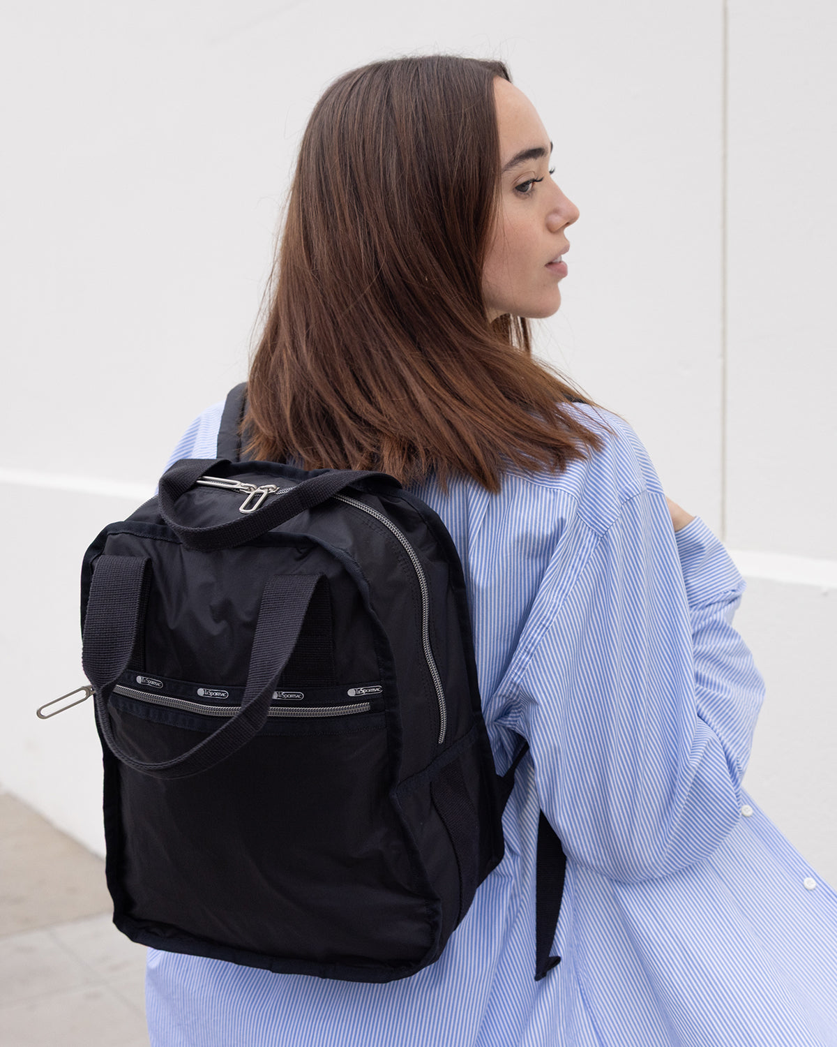 Large Zip Pouch - Bliss Dots Accessory Pink – LeSportsac