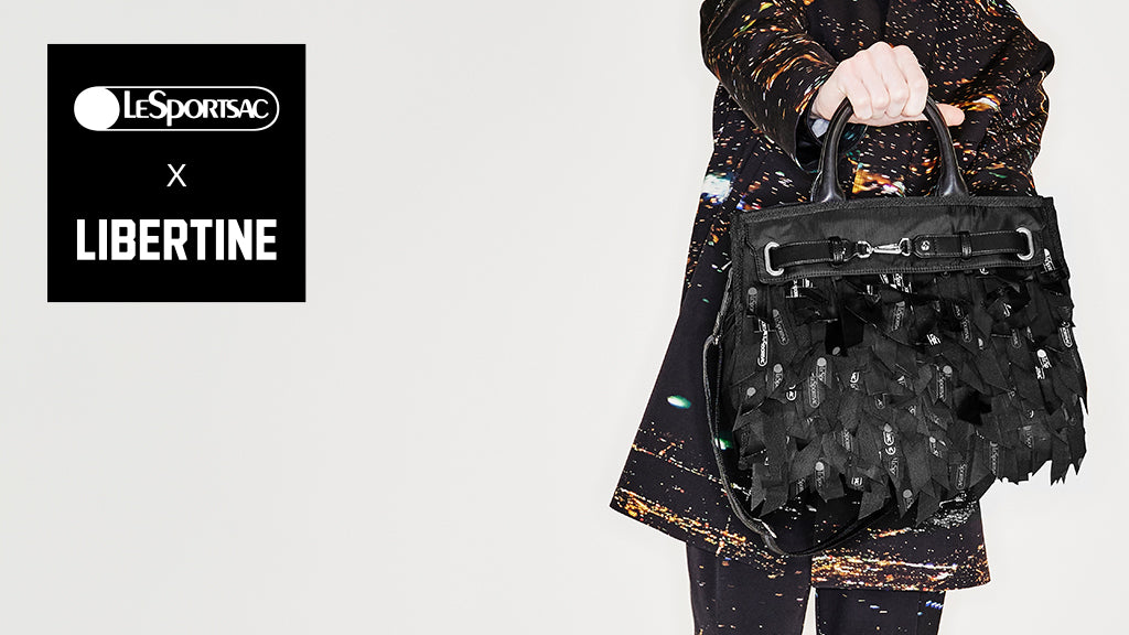 ★BLACKUP★ Fringe Mini BagBlack P00000FG Libertine Fringe – LeSportsac