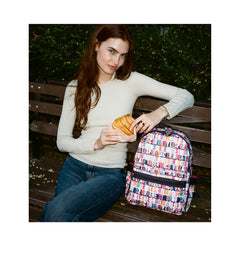 Le sportsac striped book bag and luggage?? Cute & Sporty Backpacks | Fashionable and Durable Bags by  main image 3