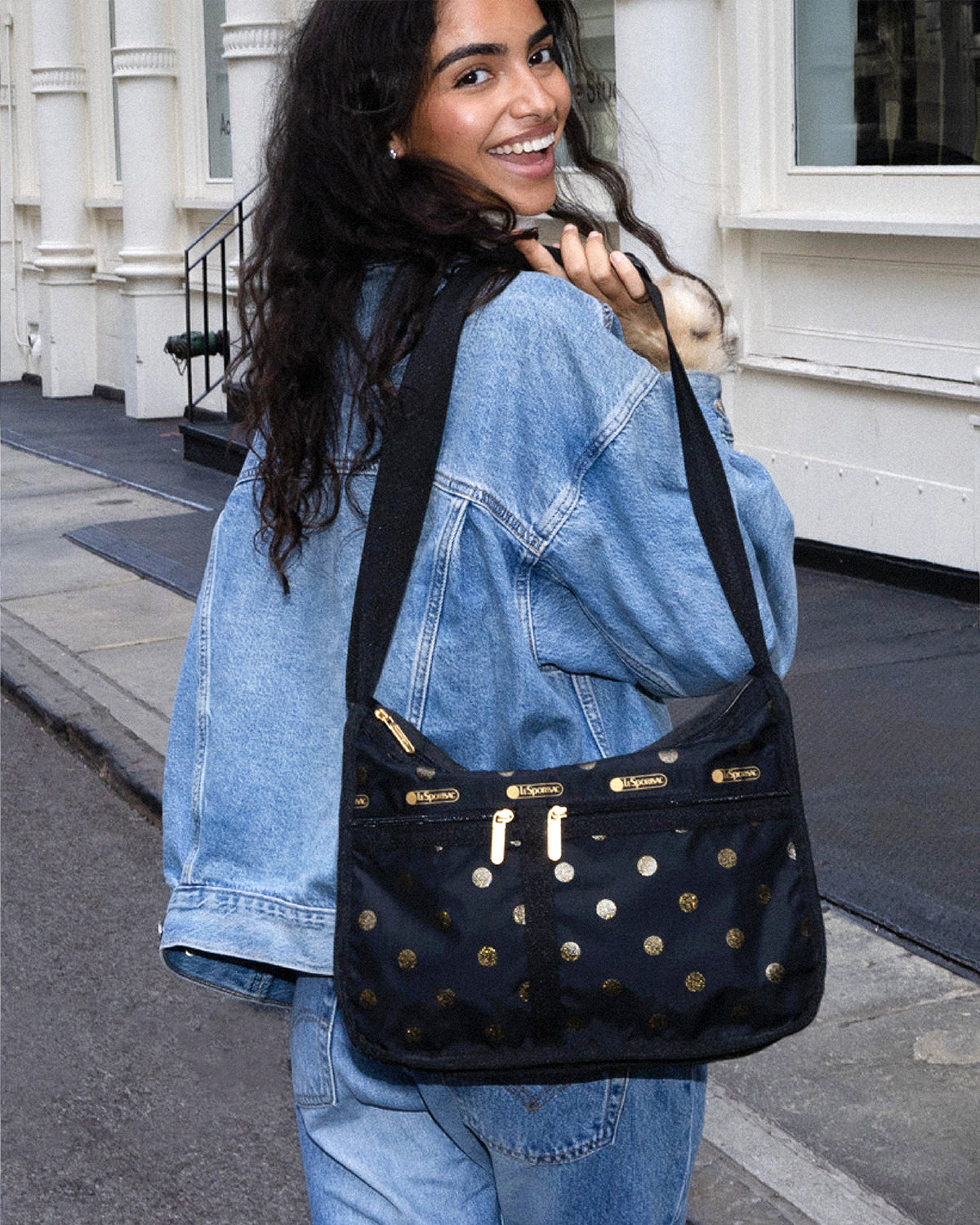 Small Johnny Go Lightly - LeSportsac x Libertine Midnight Forest