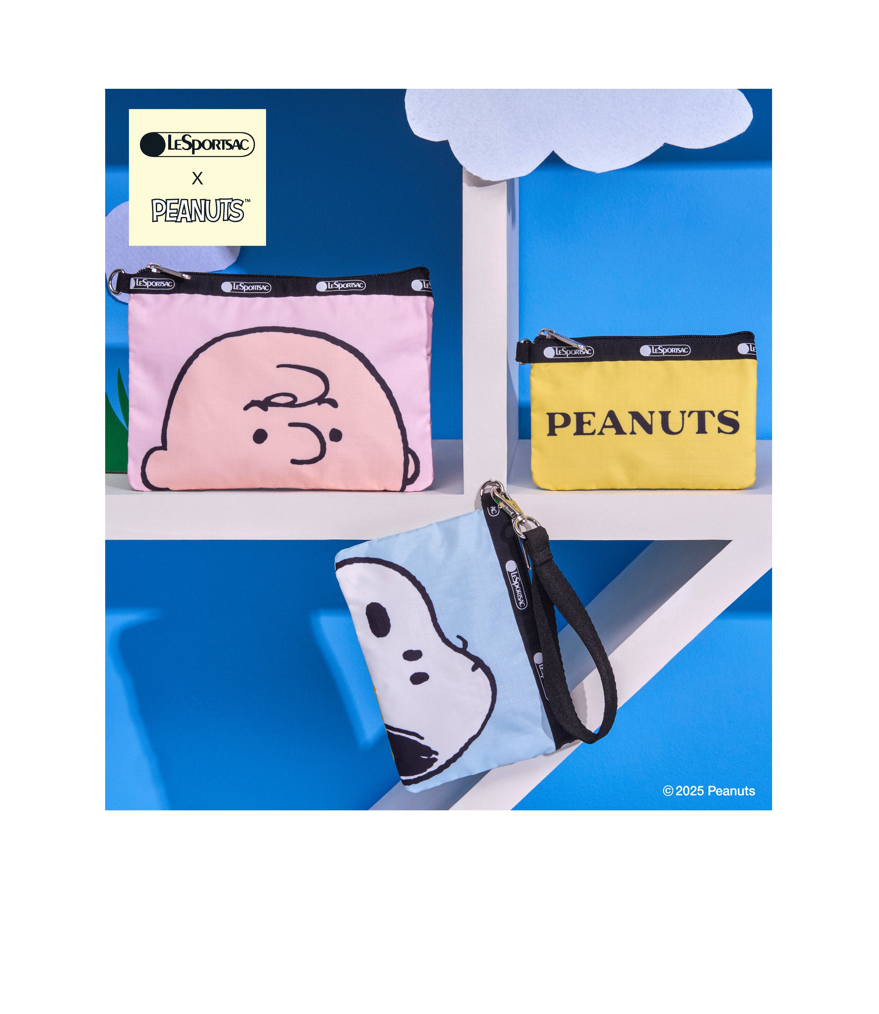 ポーチ Wristlet Pouch Set - Peanuts Pals Wristlet – LeSportsac