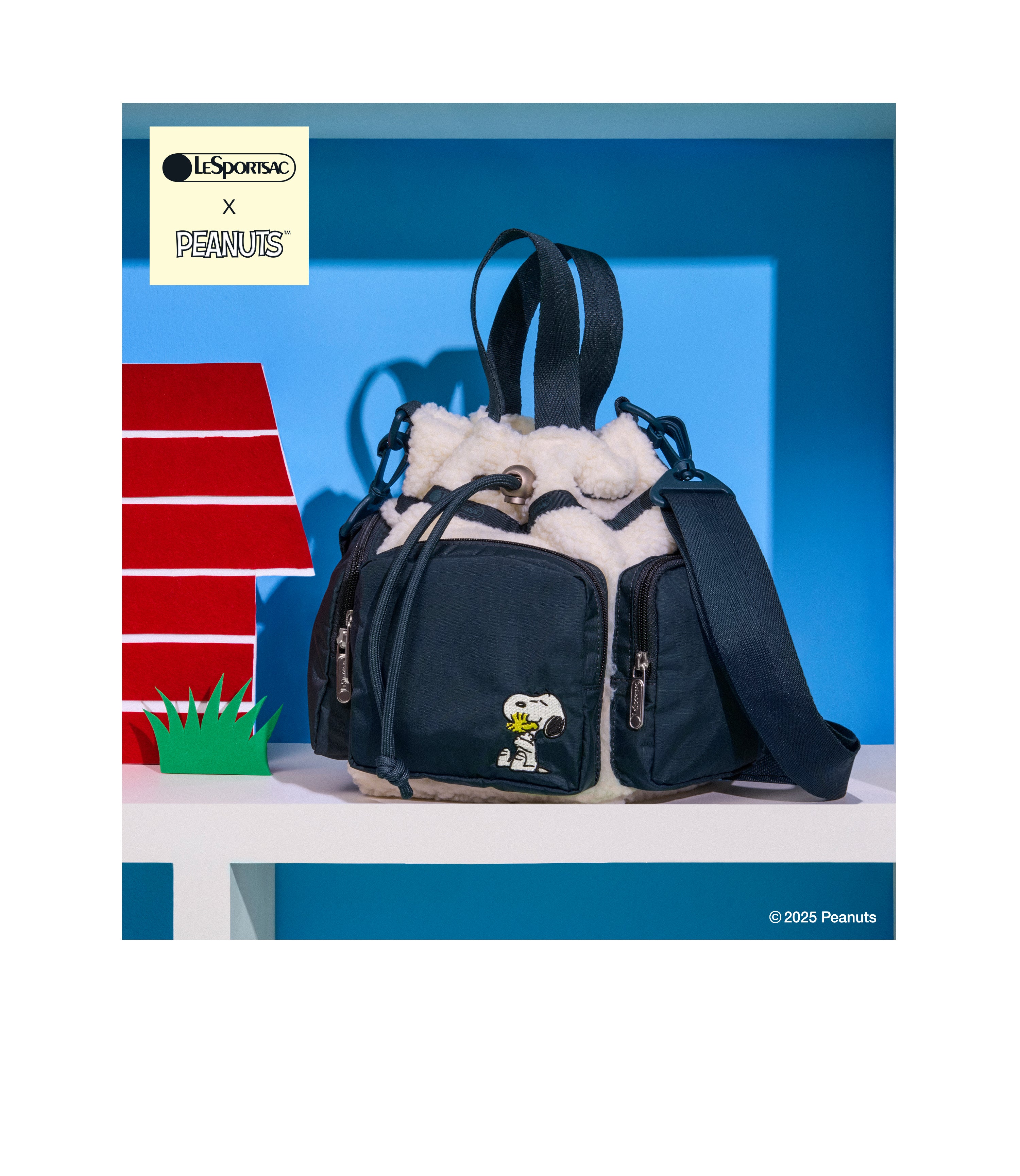 Convertible Drawstring Crossbody - Warm Hug Convertible Crossbody