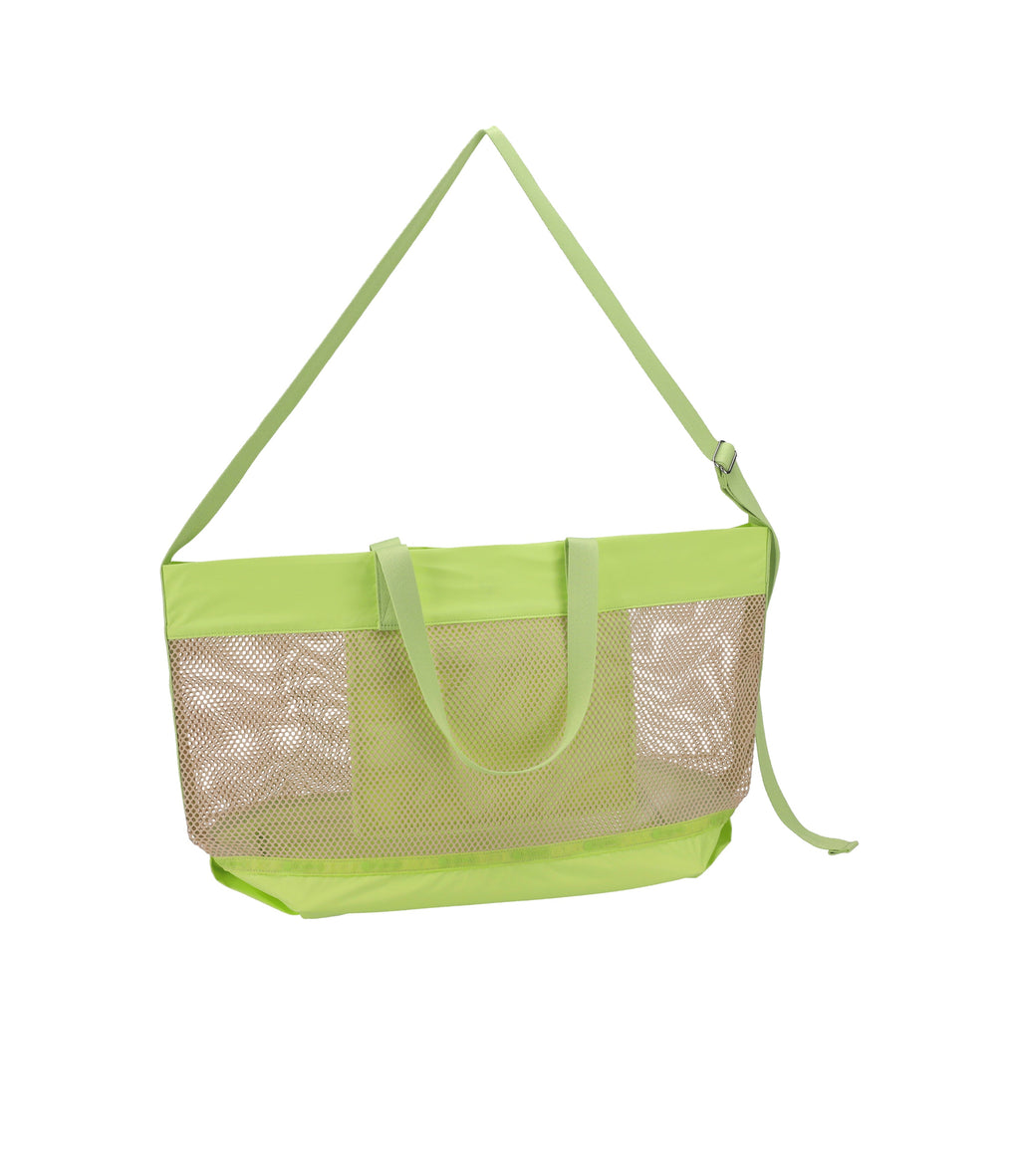 Solid Medium Mesh Tote - 24191977259056