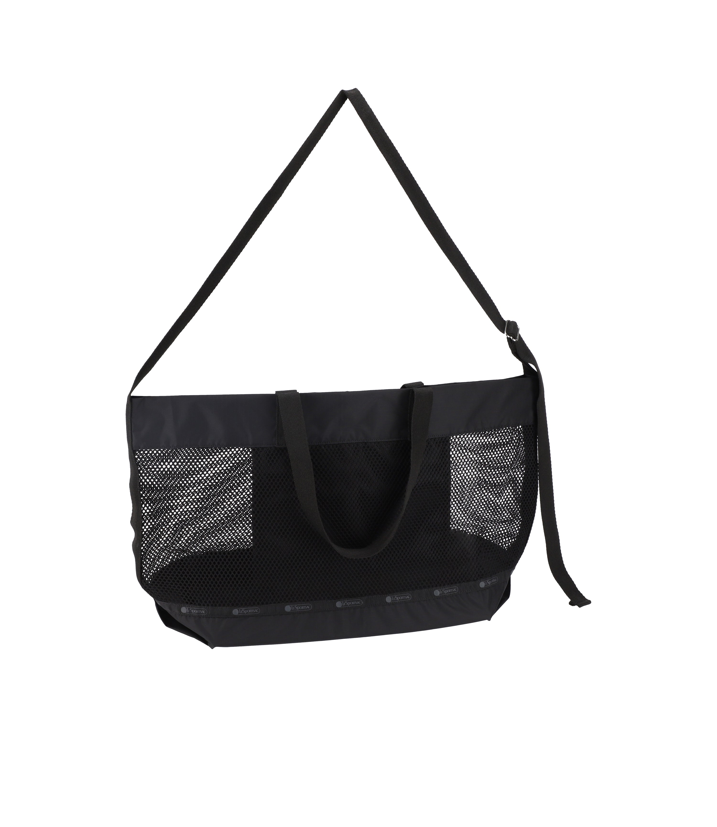 Solid Medium Mesh Tote - Black Mesh – LeSportsac