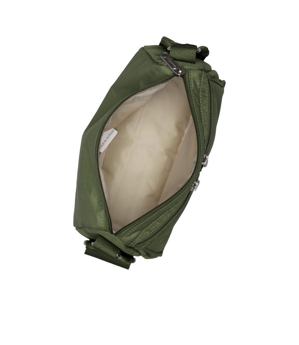East/West Double Pocket Bag - Olive solid – LeSportsac