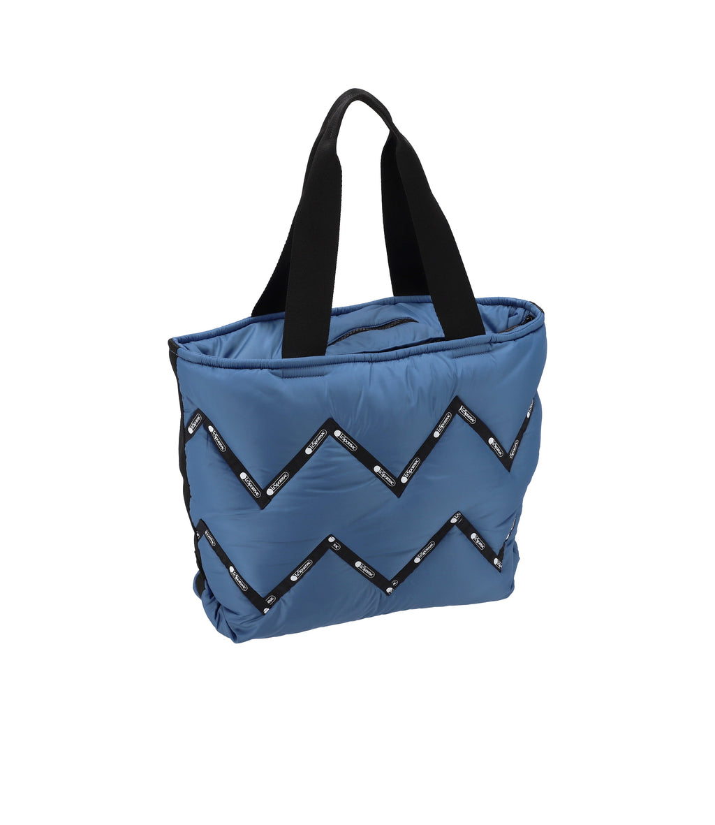Zig-Zag Puffy Tote - 24545269874736