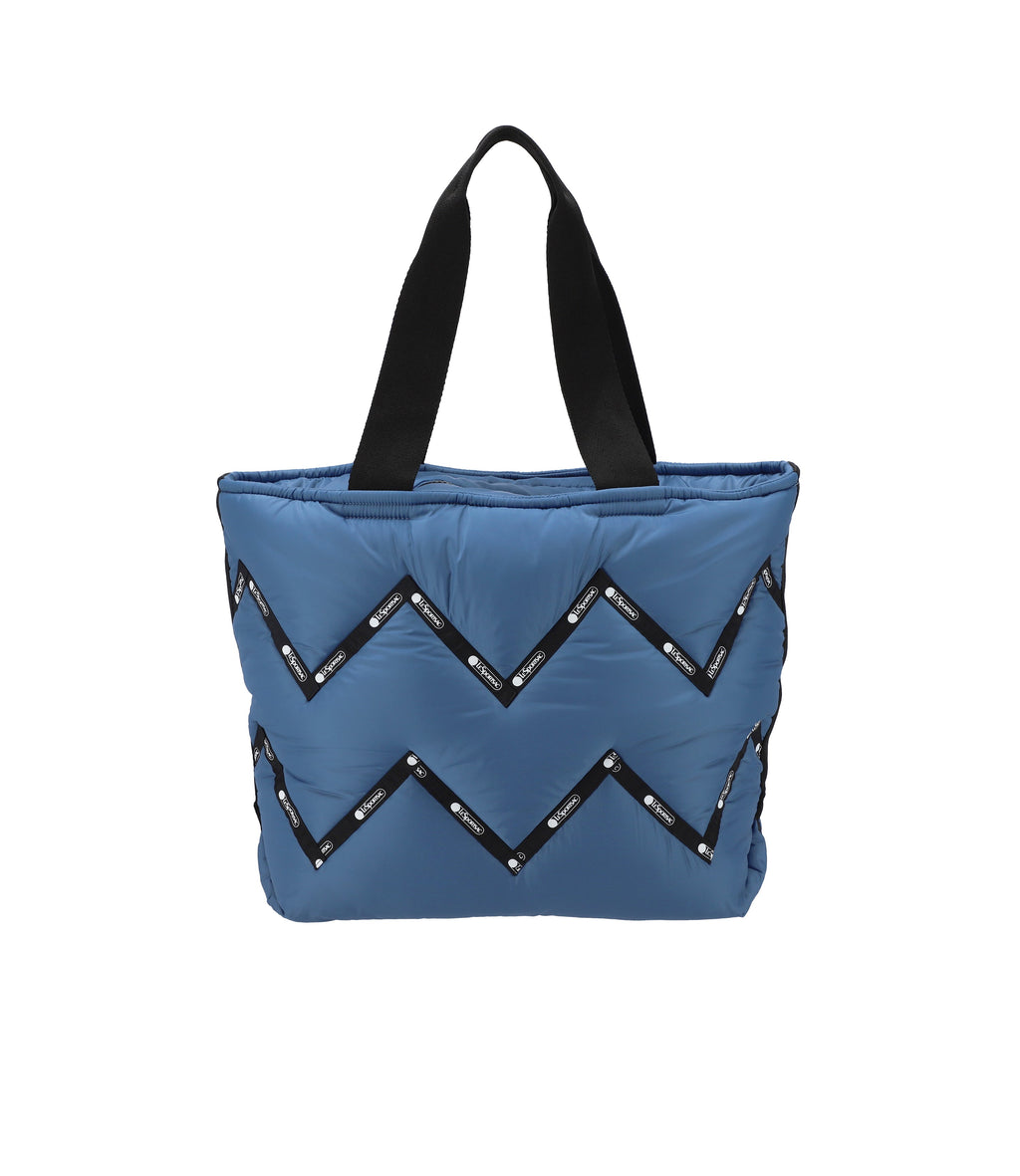 Zig-Zag Puffy Tote - 24545269841968