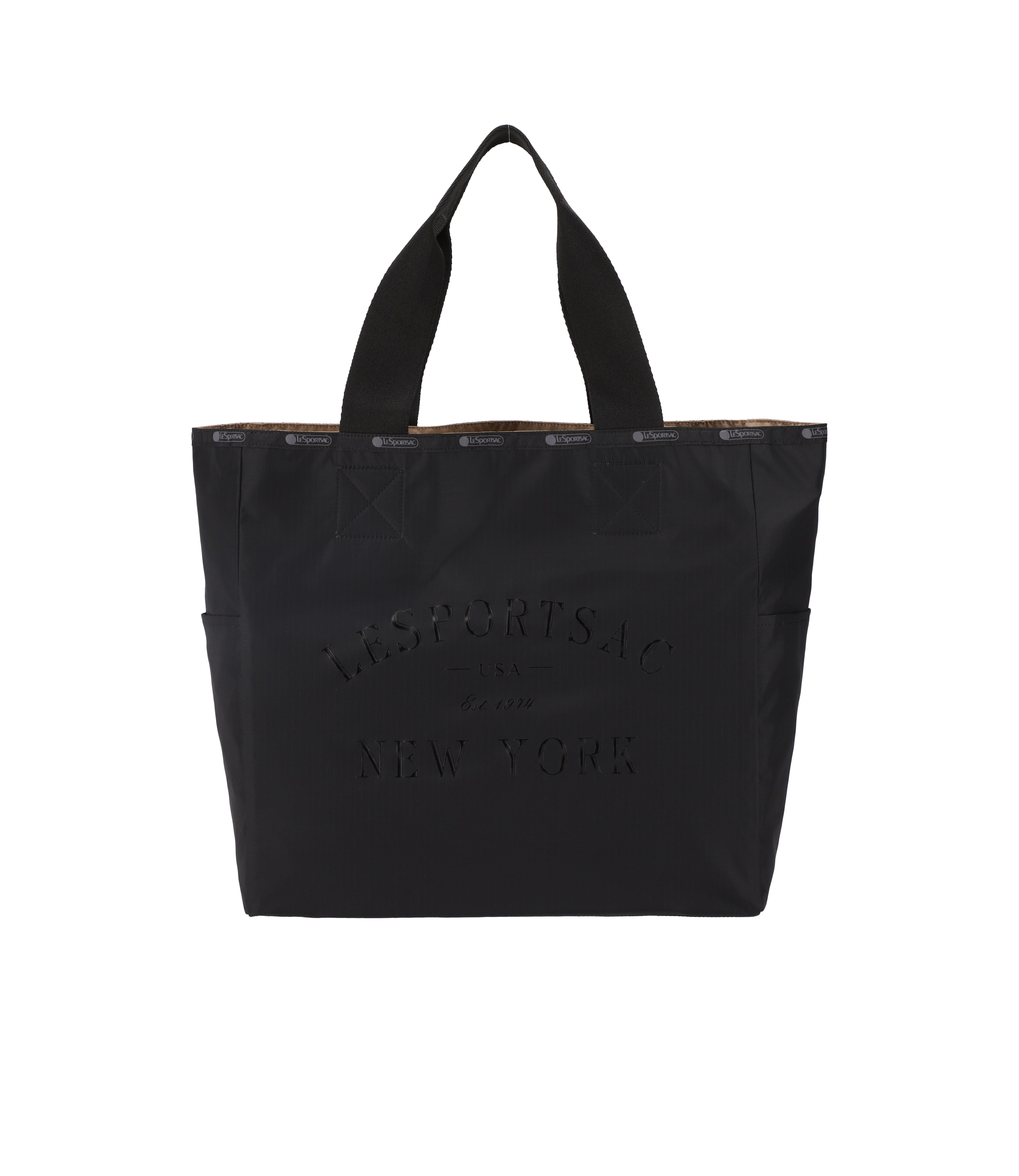 Large Reversible Tote - Black/Provincial – LeSportsac