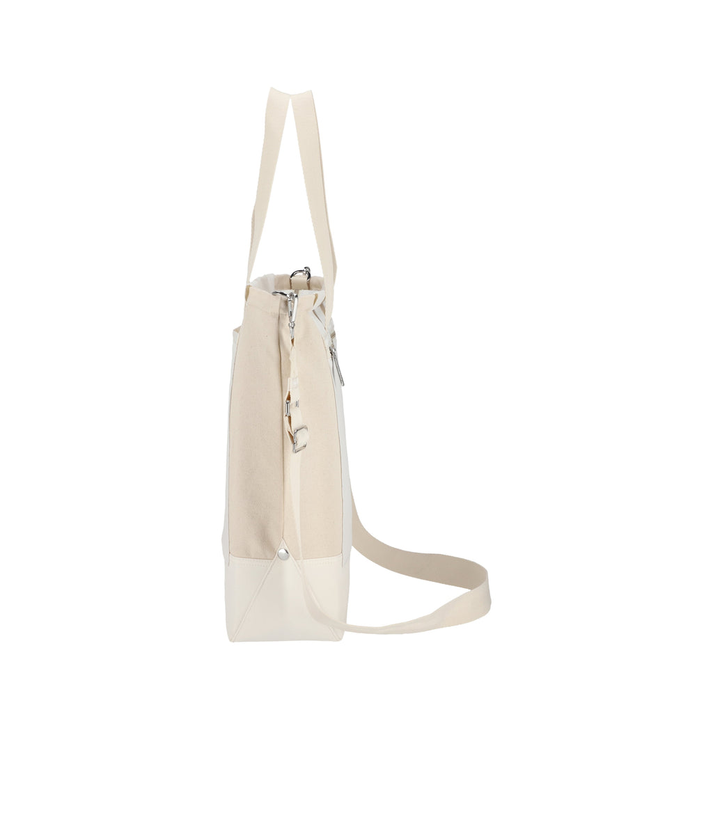 Canvas Convertible North/South Tote - 25153603797040
