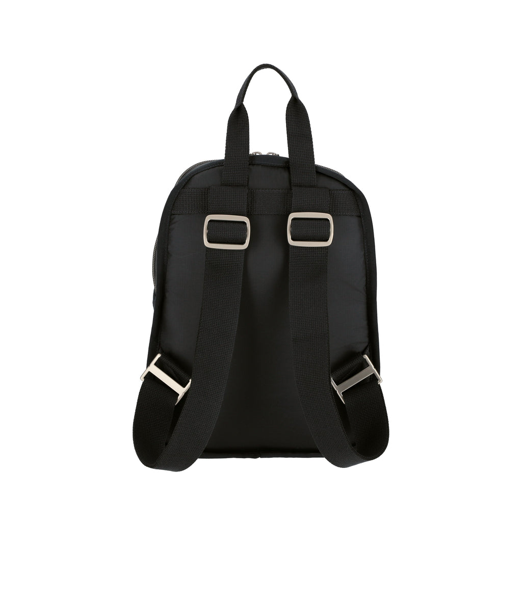 mini black backpack