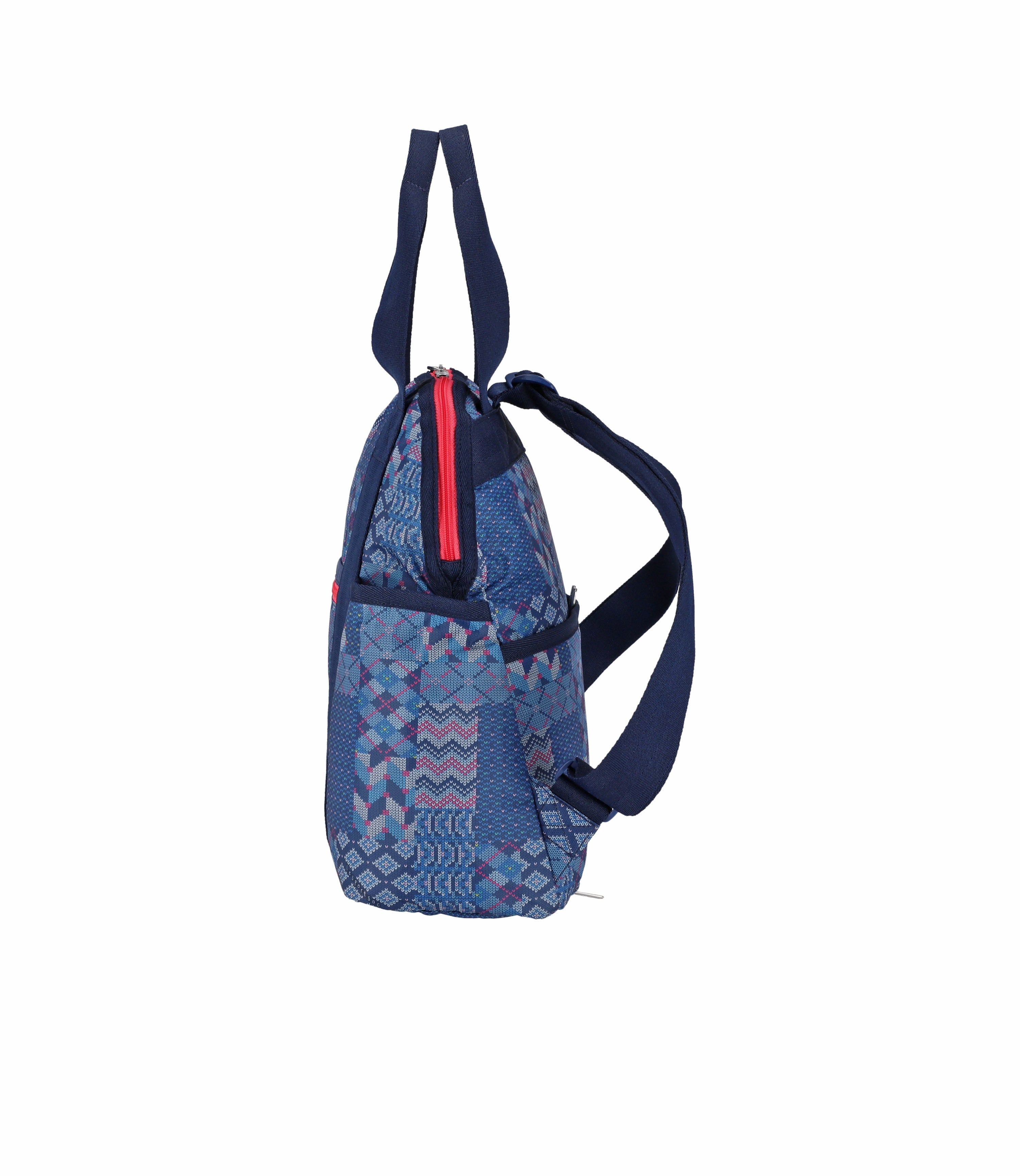 Double Trouble Backpack - Patchwork Knit print – LeSportsac