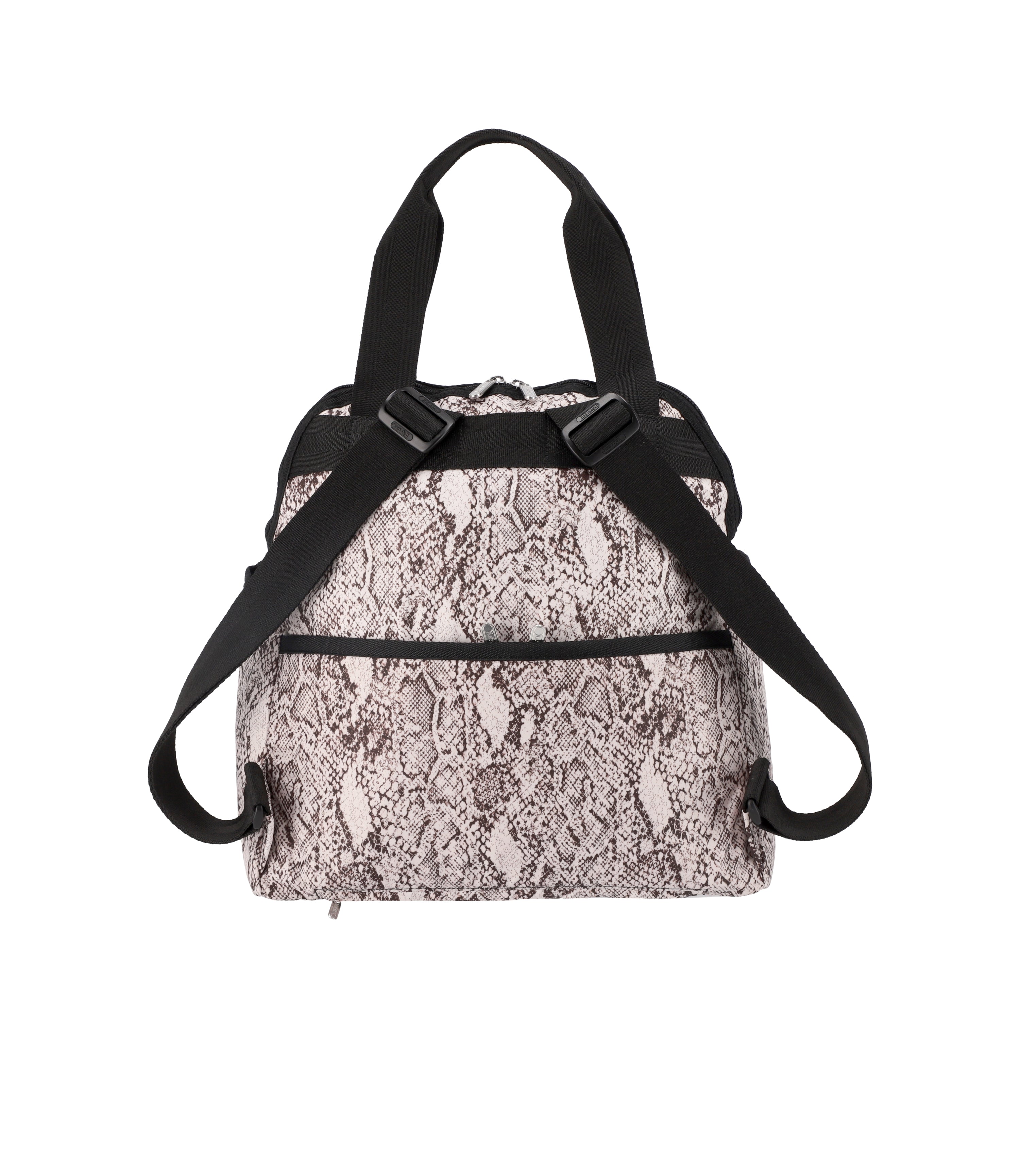 Double Trouble Backpack Classic Python Ivory print LeSportsac
