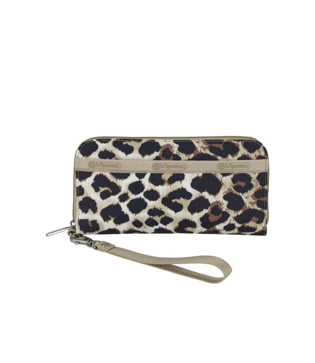 Tech Wallet Wristlet - Flaxen Leopard print – LeSportsac