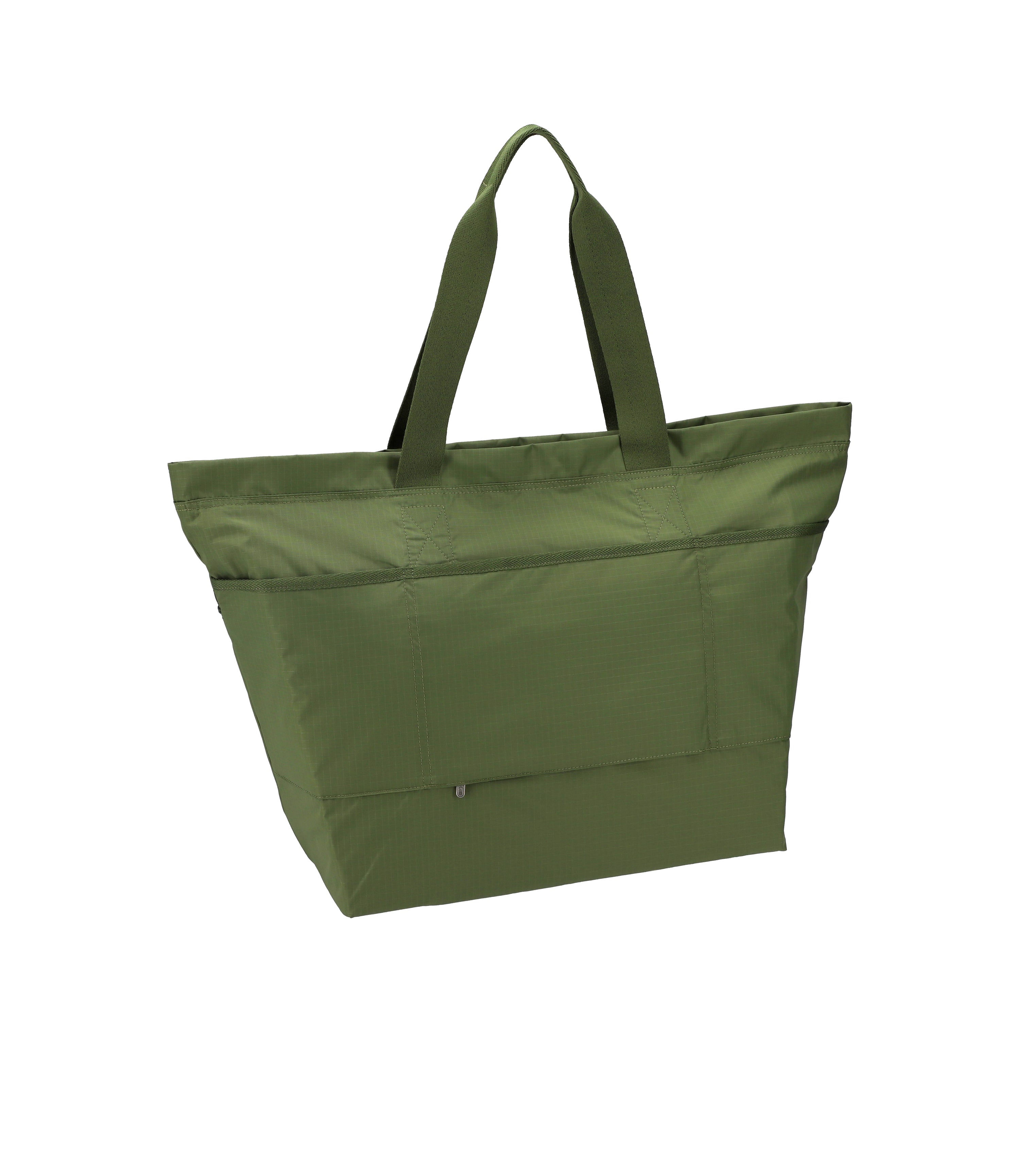 Carlin Zip Top Tote Bag - Olive solid – LeSportsac