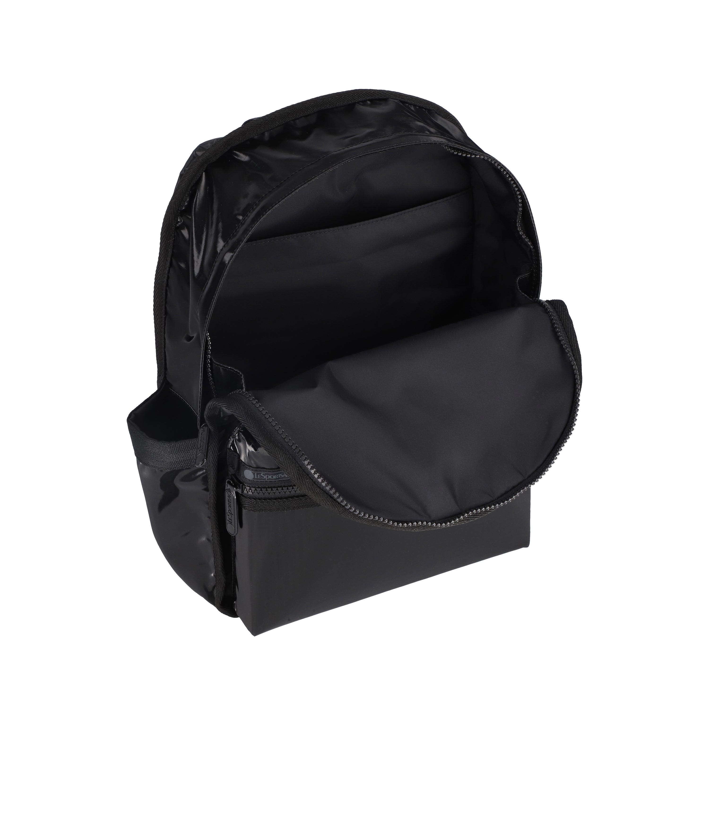 john galt mini backpack black LeSportsac Shiny Black Route Small Backpack