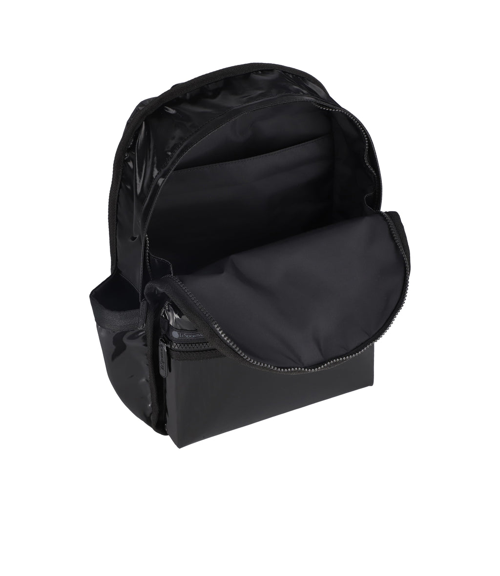 Route Small Backpack - Black Shine – LeSportsac