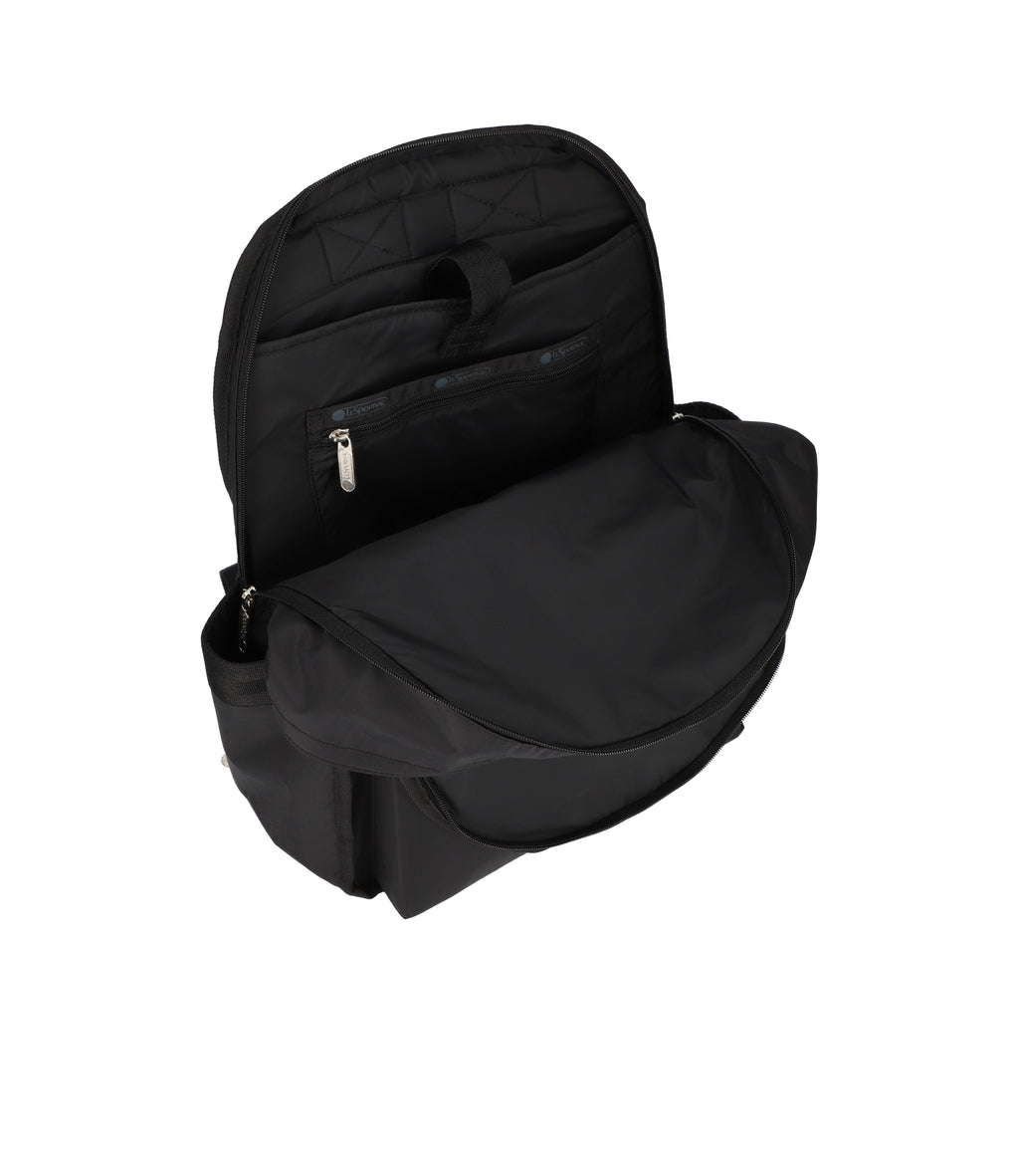 Route Backpack - Black solid – LeSportsac