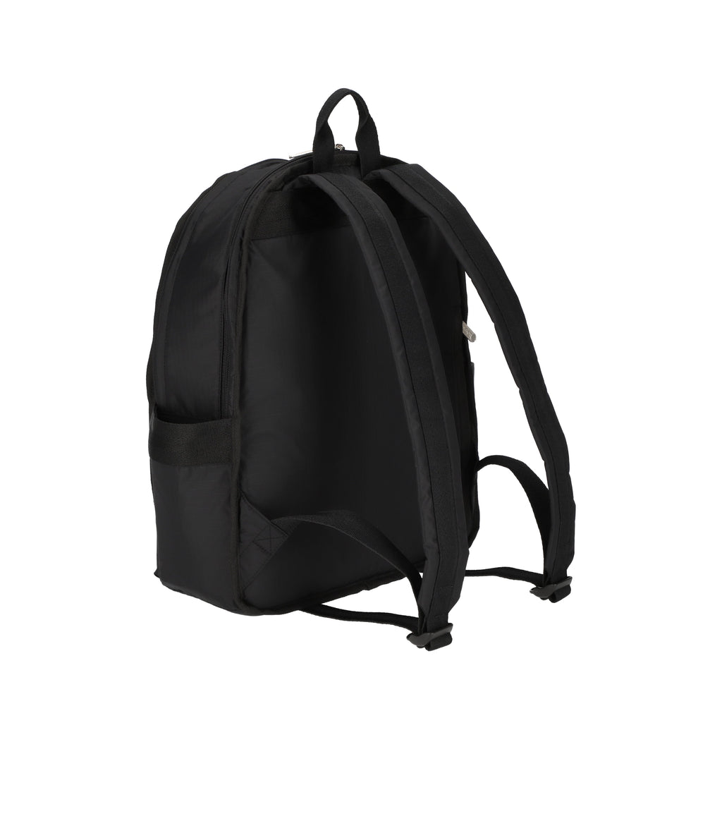 Lesportsac Route Backpack - Monogram Jacquard Black