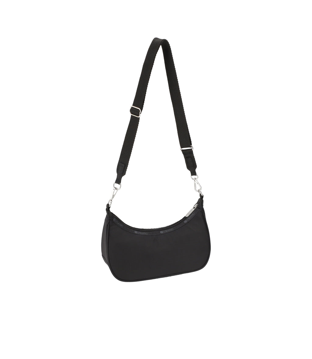 Lesportsac Small Convertible Hobo - Black Solid