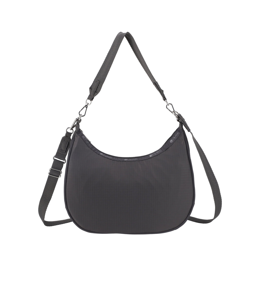 Lesportsac Small Convertible Hobo - Black Solid