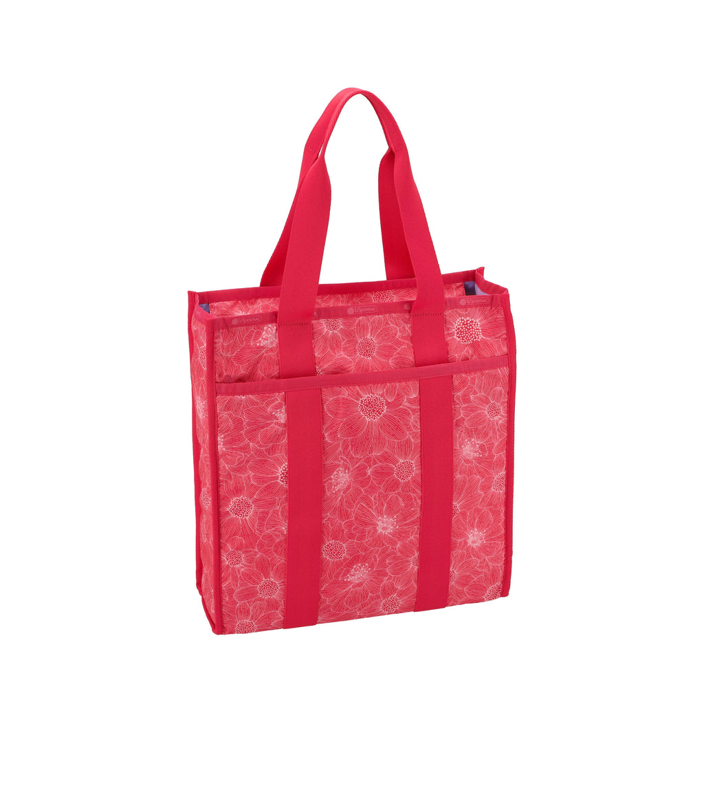 Large Web Book Tote - Summer Garden Flower – LeSportsac