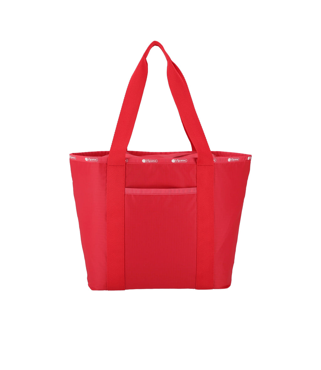 Lesportsac Everyday Zip Tote - Popsicle Red Solid