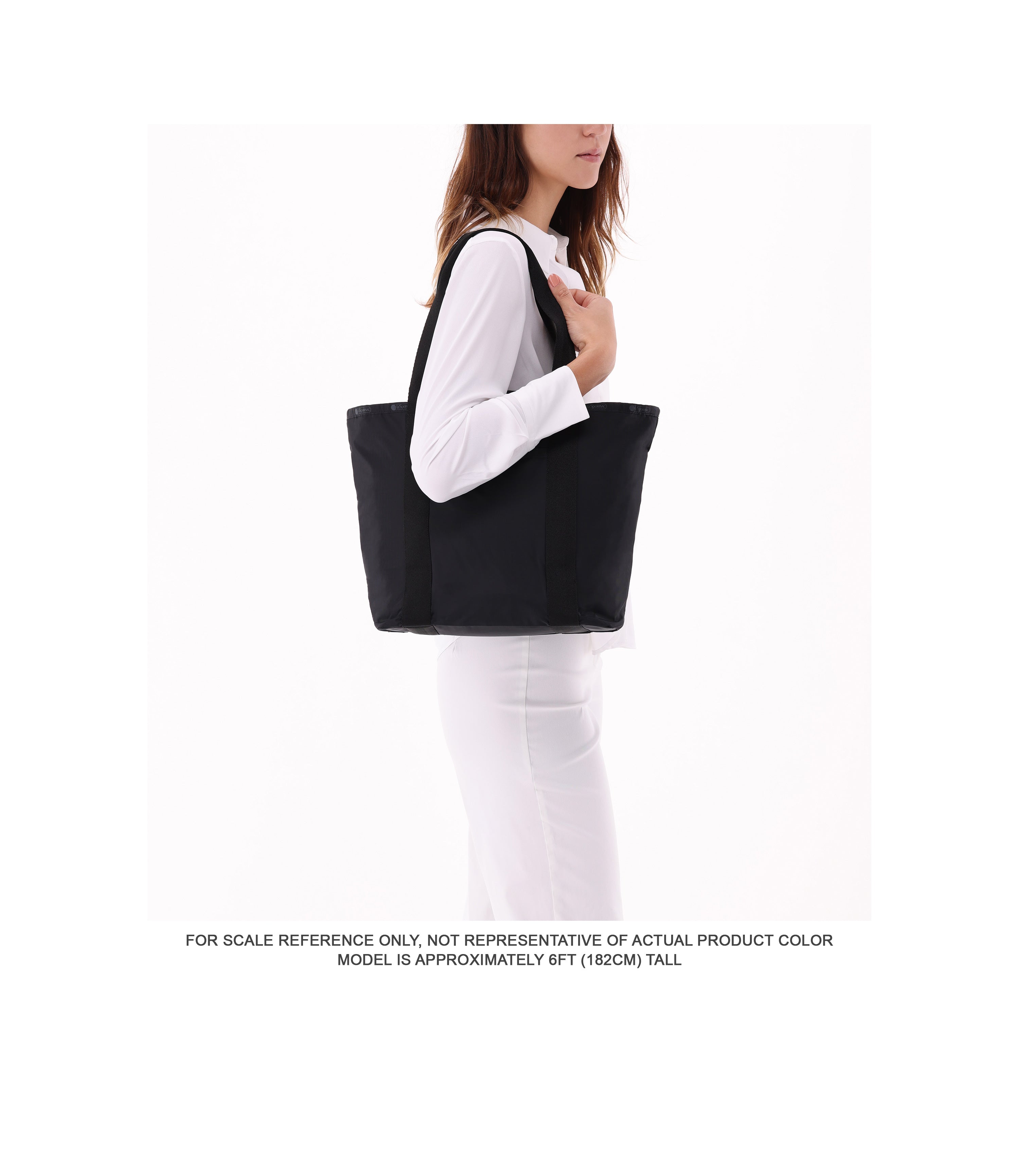 Lesportsac Everyday Zip Tote - Black Solid