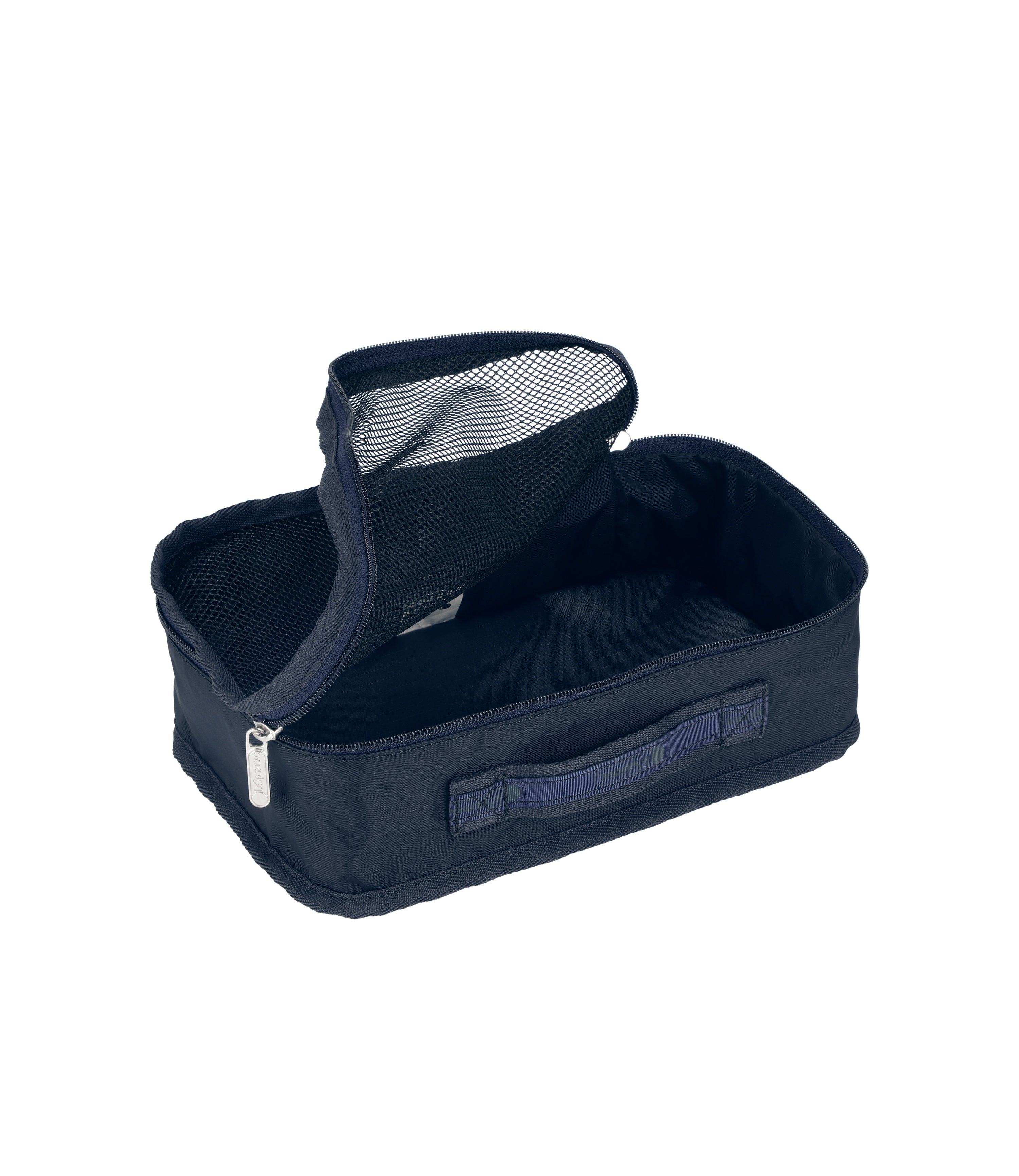 ★LeSportsac★ Recycled Black Small Packing Cube Pouch 3966R Solid Black Small Packing Cube | LeSportsac