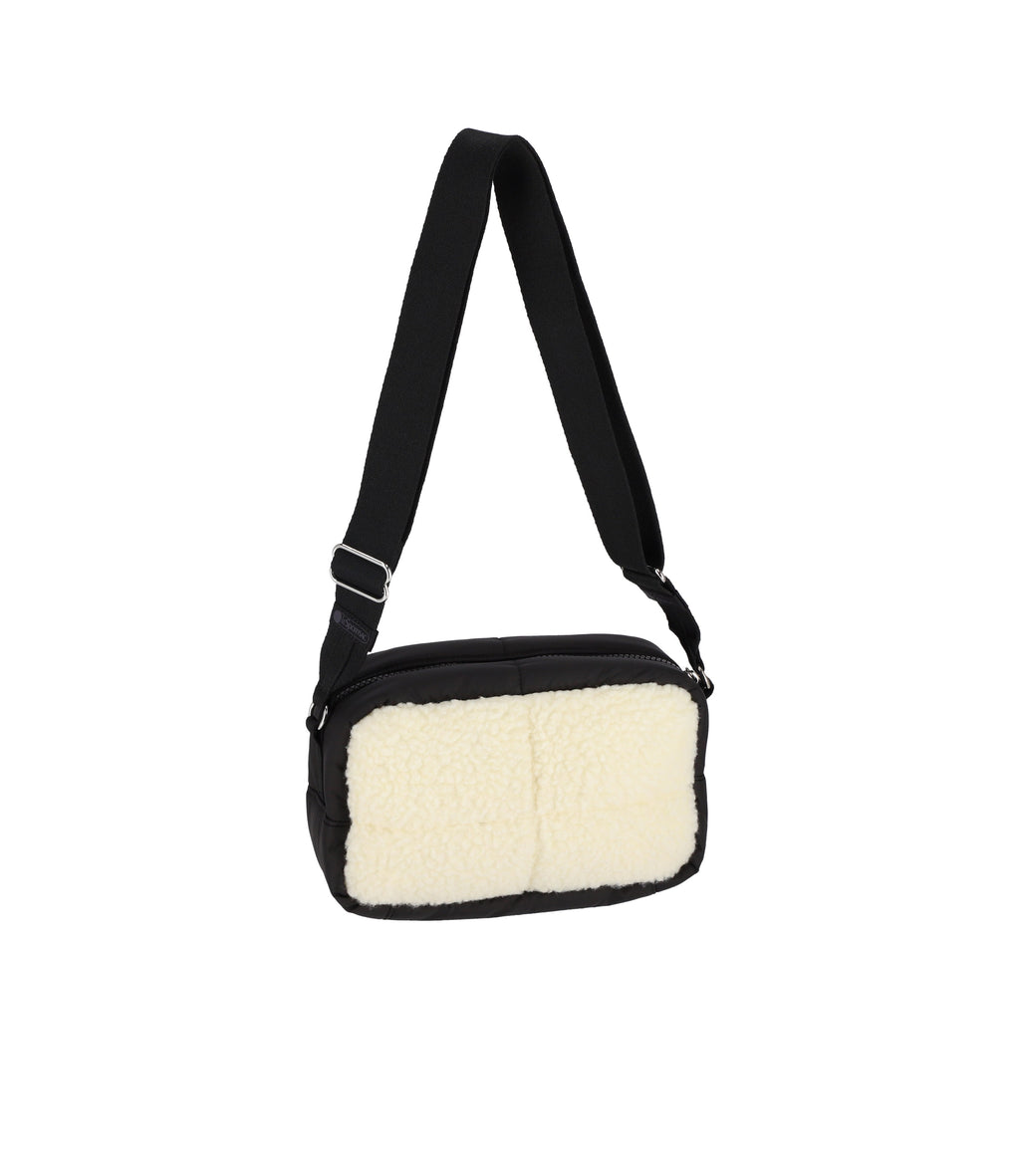 Puffy Sherpa Cube Crossbody - 24810284351536