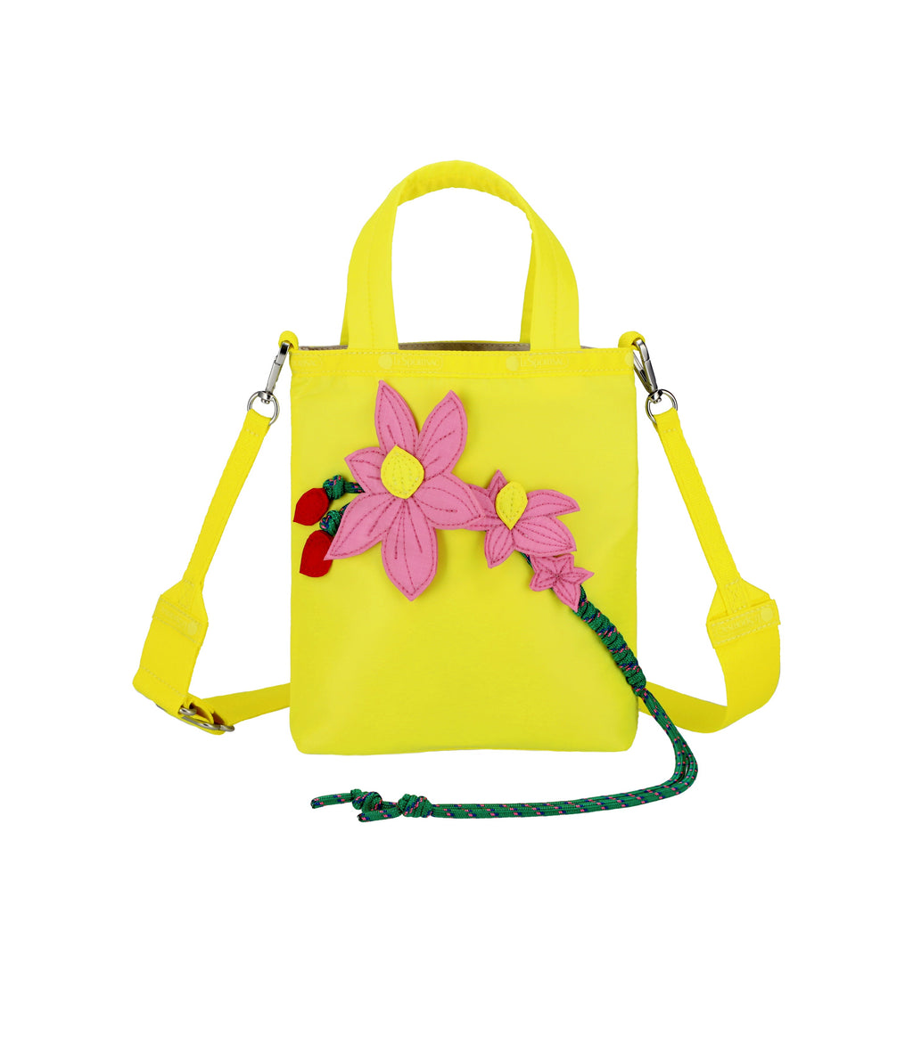 Mini Floral Applique Tote - 23926705651760
