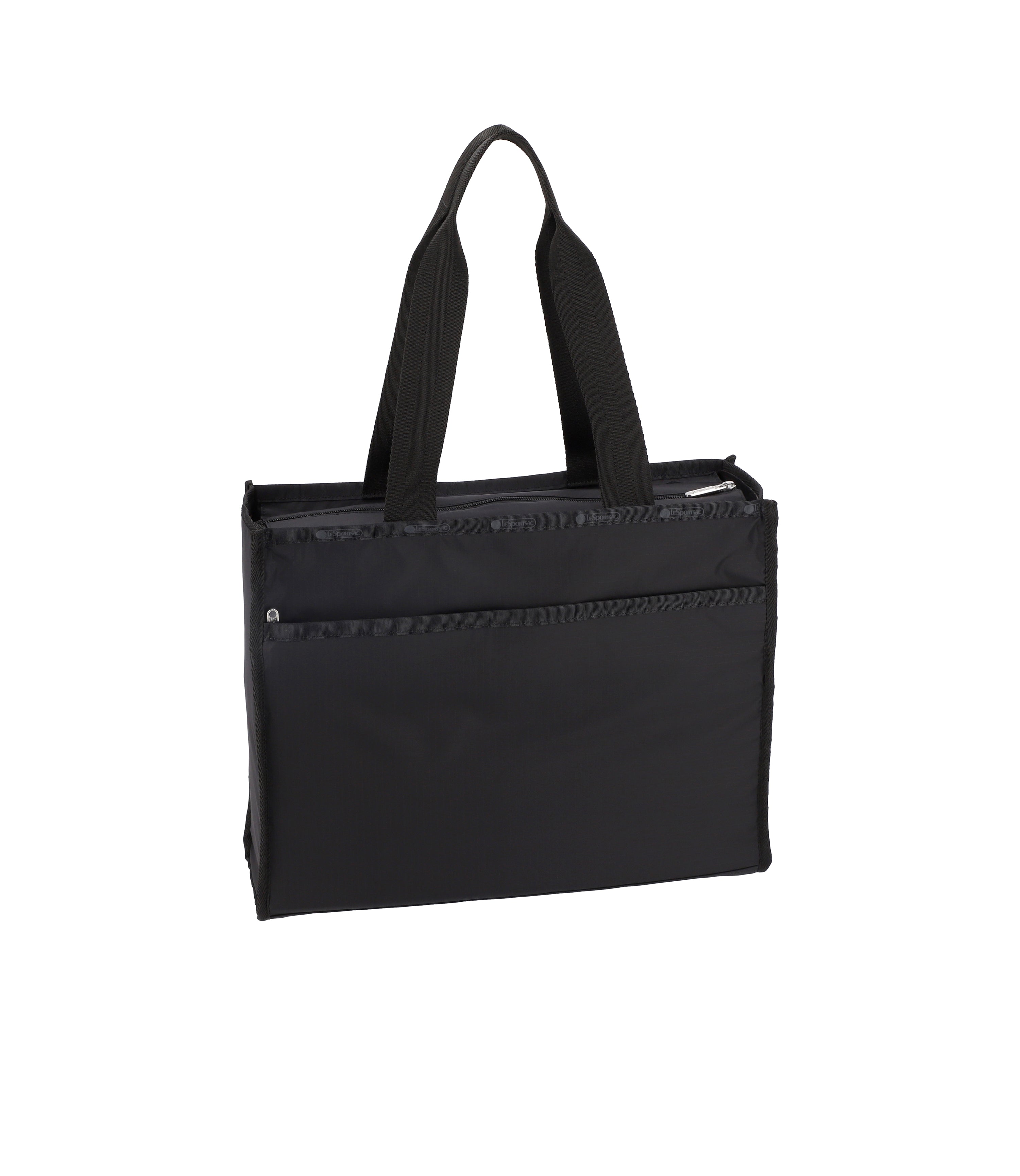 East West Book Tote Black solid LeSportsac