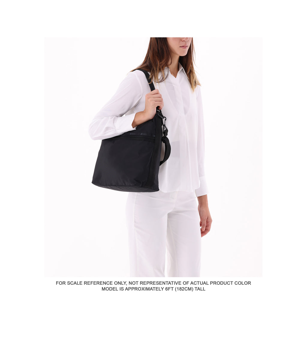 Lesportsac Large Bucket Shoulder Bag - Black Solid