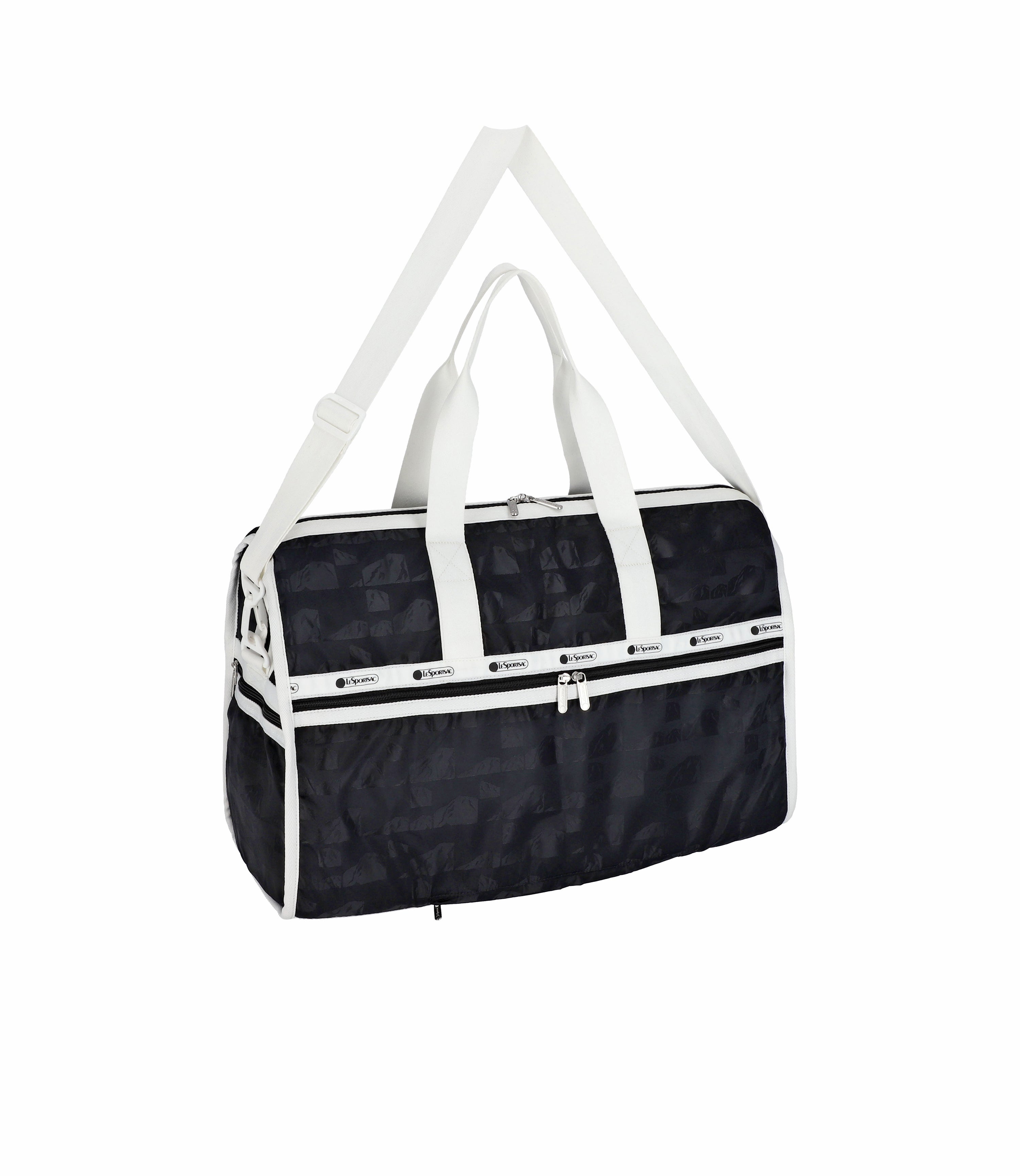 Deluxe Large Weekender - Summit Jacquard Black – LeSportsac Deluxe Large Weekender - Summit Jacquard Black – LeSportsac