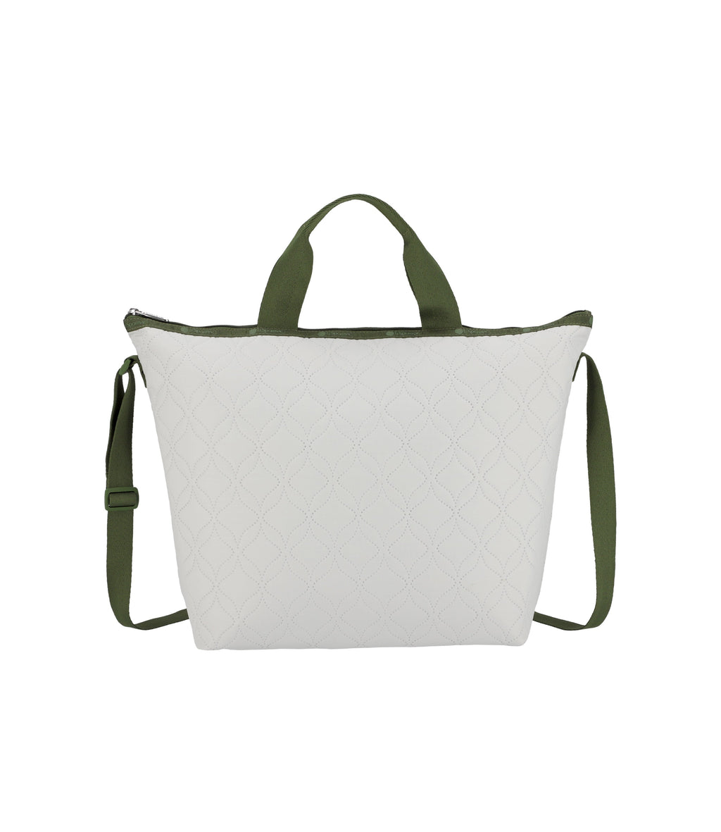 Deluxe Easy Carry Tote - Wavy Deboss Off-White – LeSportsac