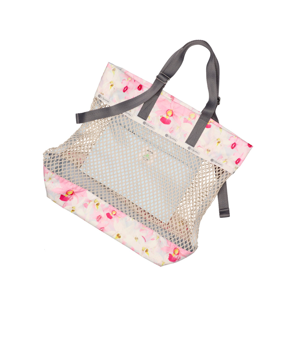 Mesh North/South Tote - 23926708535344