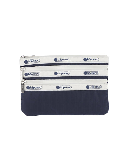 ■LeSportsac■ Spectator Deep Blue Mini Roll Back 1499C466 1 Spectator Deep Blue Mini Roll Bag | LeSportsac
