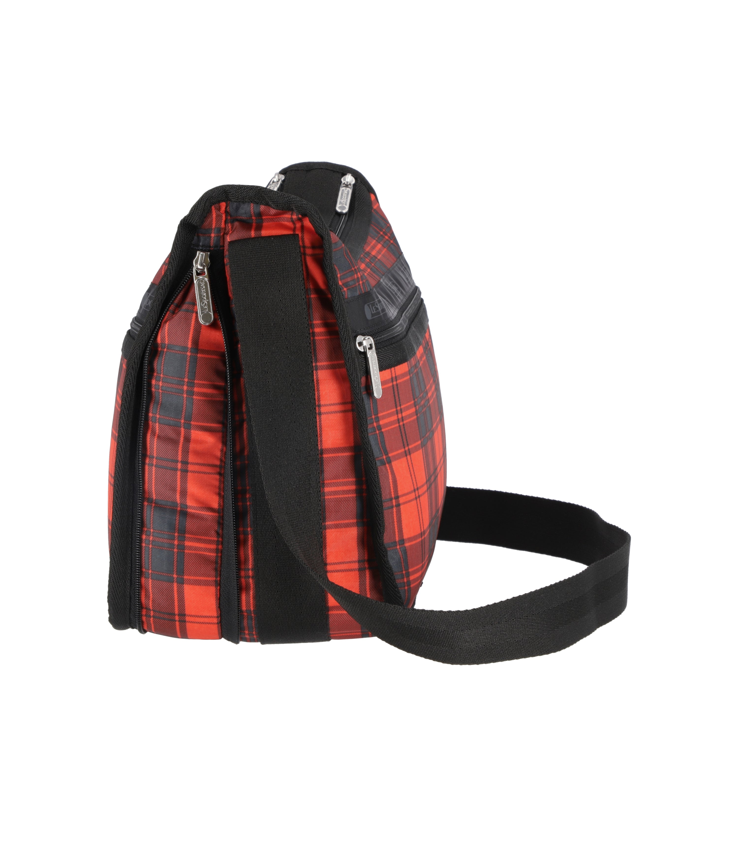 Red and black plaid purses sale